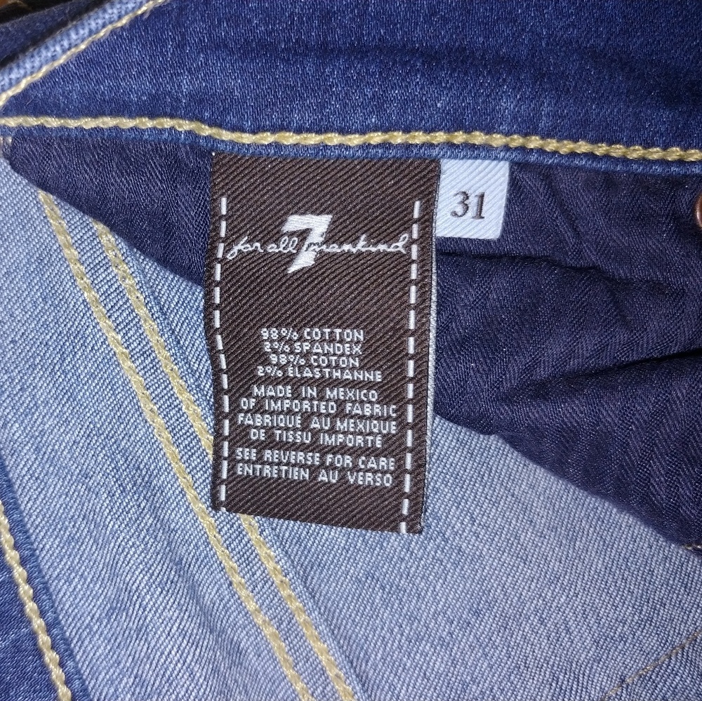 🍒7 for all mankind jeans sz 31🍒